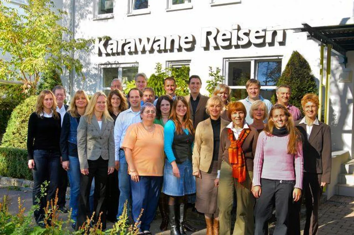 Freuen sich auf die CMT in Stuttgart und bieten Insiderwissen an: Karawane Mitarbeiter