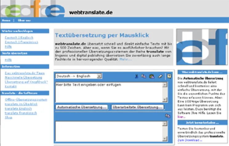 Bild: dp startet Übersetzungsportal