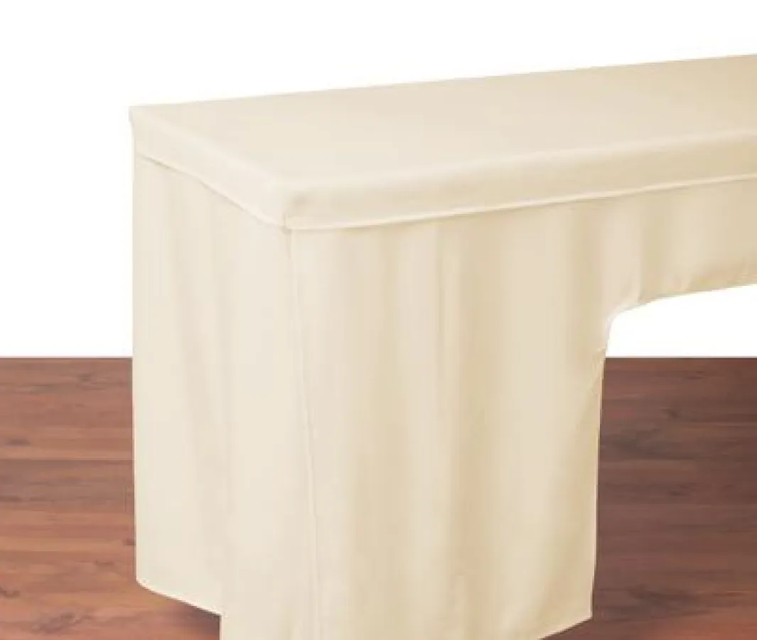 Biertisch-Cover in creme