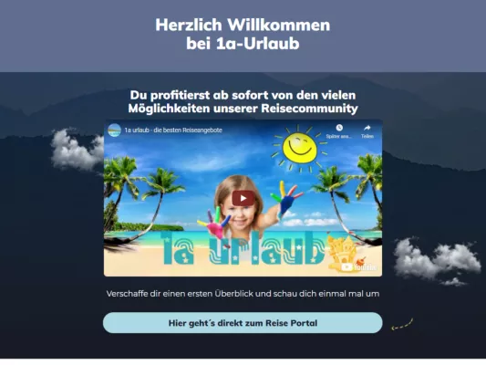 Bild: 1a-Urlaub die Reise Community - jetzt auch auf YouTube