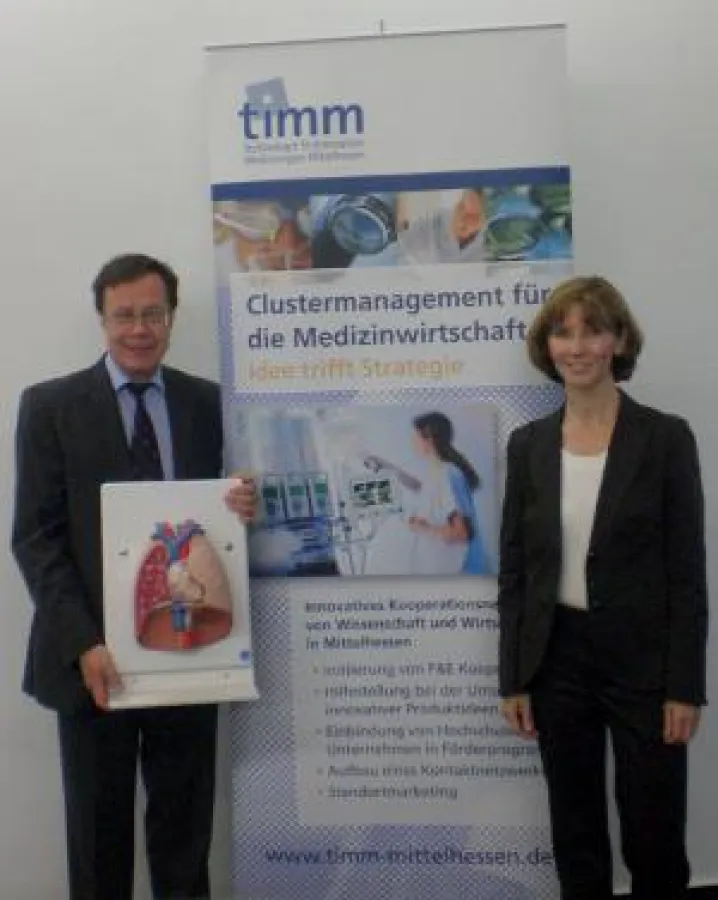 Prof. Dr. Heinz Rupp und Prof. Dr. Elke Roeb (Foto: timm)
