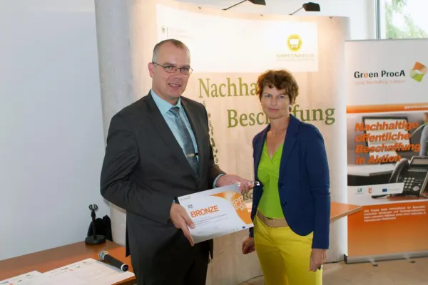 Bild: Norder Engagement prämiert: Stadtwerke Norden gewinnen bundesweiten Preis für umweltfreundliche Beschaffung