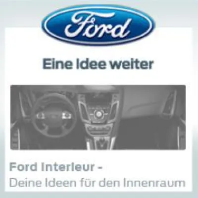 Bild: Ideenwettbewerb von Ford: Autofahrer können den Innenraum selbst gestalten