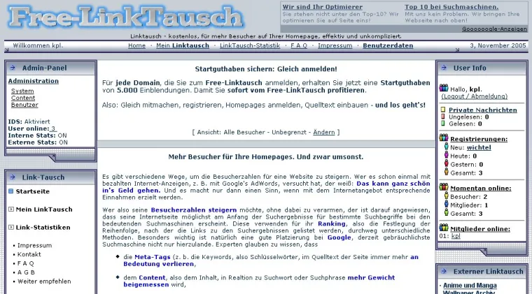 Bild: Mehr Erfolg für Website-Betreiber - ohne Kosten