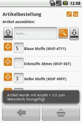Bild: Mobile Sales-App mit Katalogfunktion für den modernen Außendienst