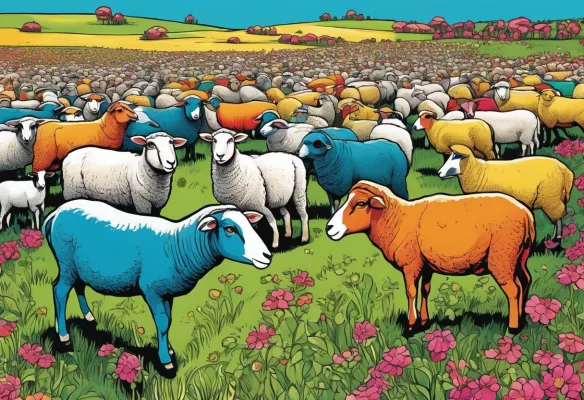 Bild: "Mäh, Mäh, Mäh - Kündigungsstress ade! Kündigungsmediator rettet Schafherde vor dem Aus