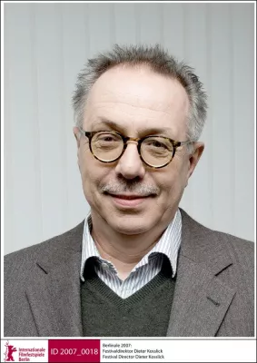 Bild: Dieter Kosslick (Festivaldirektor der Berlinale) trifft Filmkritikerin Christine Deggau
