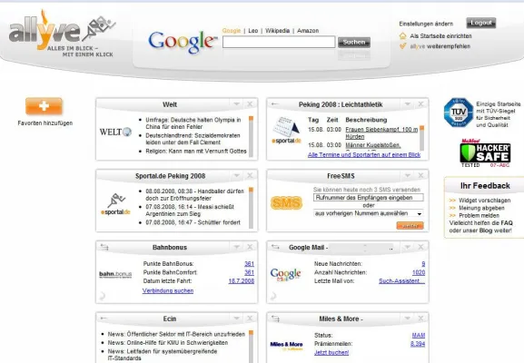 Bild: Peking 2008 erobert Deutschlands Startseite