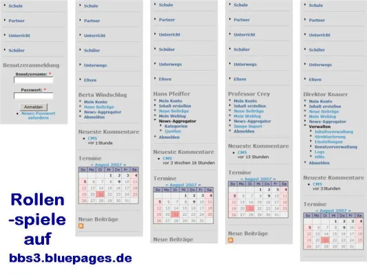 Bild: Schulhomepagegestaltung mit Content-Management-Systemen