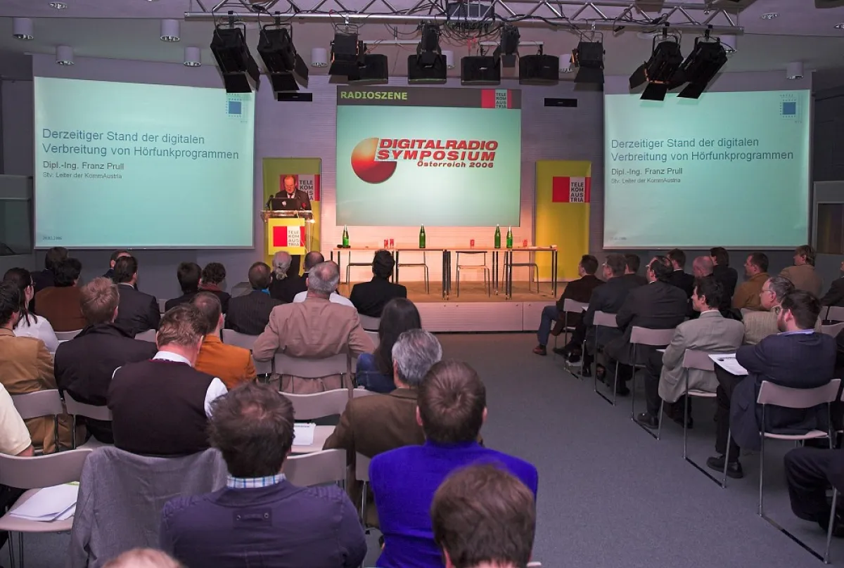 Über 100 Fachbesucher interessierten sich für das Digitalradio Symposium Österreich