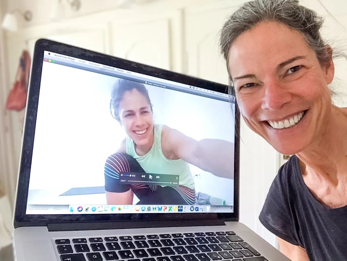 Personal Training in Friedrichshafen per Videotelefonie (© Viviane Wintermantel)