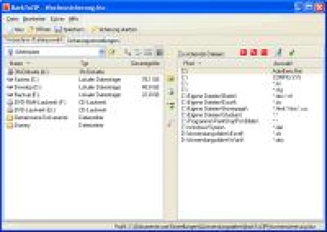 Backupsoftware BackToZIP