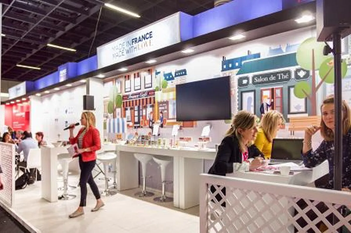 Der Pavillon France steht unter dem Motto ?Made in France ? Made with Love?. (Bild: Business France)