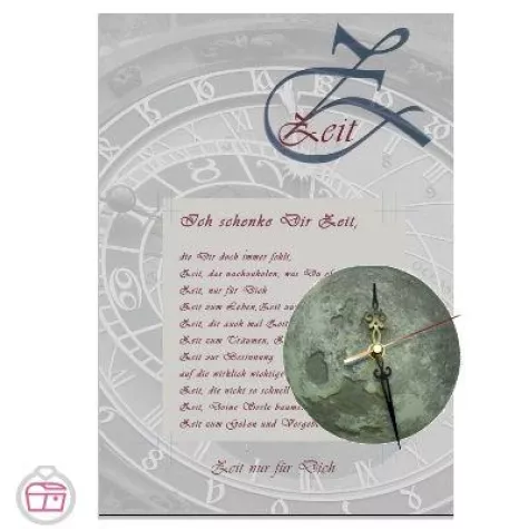 Bild: Geschenk - Ich schenke dir Zeit