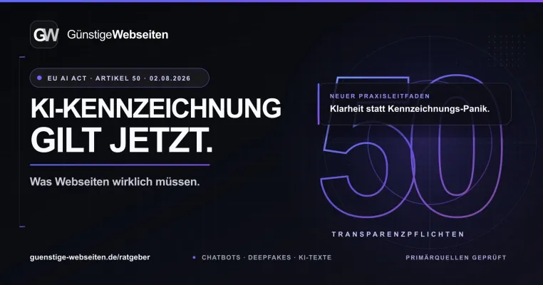 Bild: KI-Kennzeichnung gilt seit 2. August: Neuer Praxisleitfaden für kleine Unternehmen
