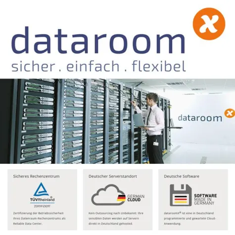 Deutscher Datenraum-Anbieter dataroomX® stellt Neuerungen vor Bild: Deutscher Datenraum-Anbieter dataroomX® stellt Neuerungen vor