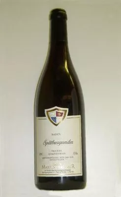 Bild: Spätburgunder QbA vom Weingut Martin Wassmer Wein des Monats Oktober im Weinhaus Paus