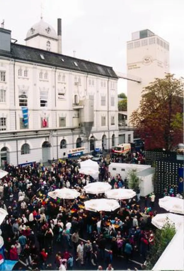 Tausende Besucher beim vergangenen Brauereifest der Brauerei Gold Ochsen