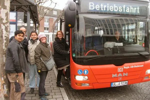 Bild: Probefahrt zum Fahrplanwechsel: Bessere Busverbindungen zum Berufsbildungswerk