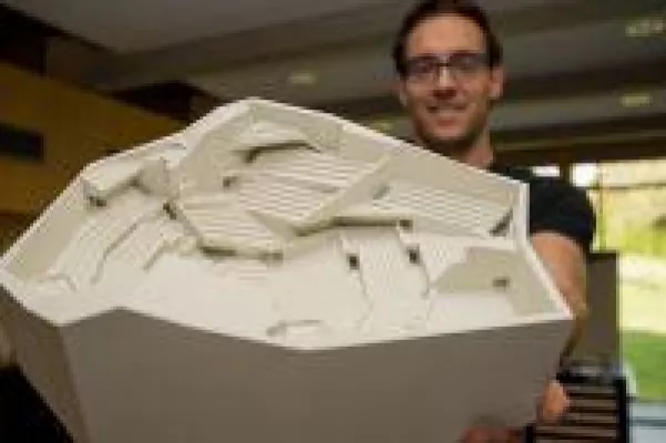 Bild: 3D-Modell der Berliner Philharmonie erstmals in Europa