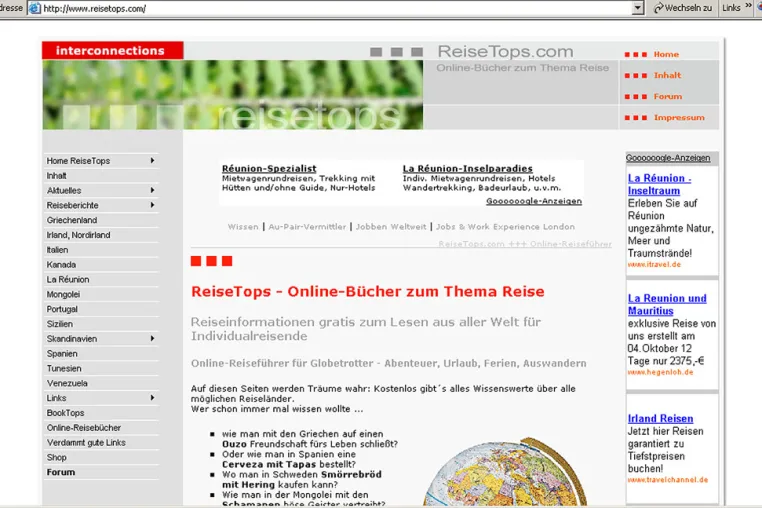 Bild: Reiseführer Online zum Mitschreiben - Länder und Regionen