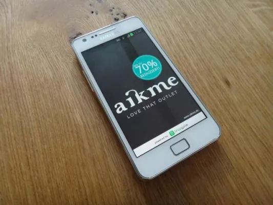 Bild: Neu: aikme, der innovative Online Outletshop, mit neuer App von Shopgate