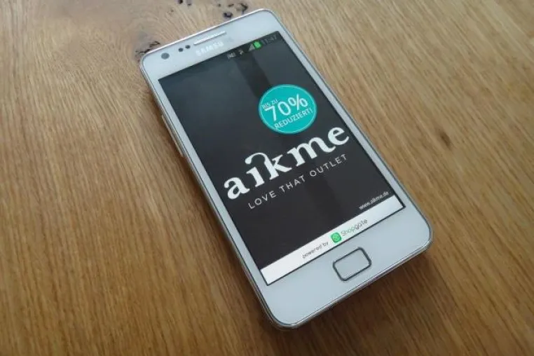 Bild: Neu: aikme, der innovative Online Outletshop, mit neuer App von Shopgate