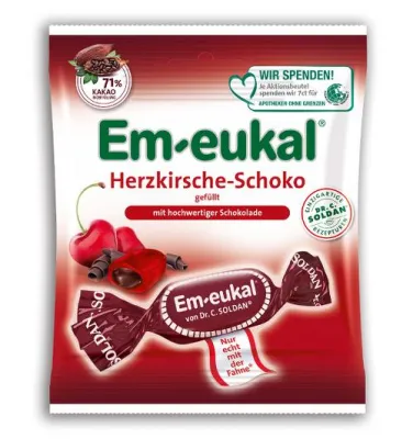 Bild: Em-eukal Herzkirsche-Schoko: schokoladig, fruchtig, hochwertig