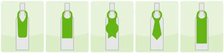 Neue Flaschenanhänger bei IhrDrucker.de Bild: Neue Flaschenanhänger bei IhrDrucker.de