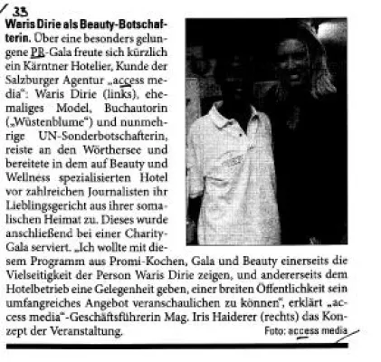 access media bringt "Wüstenblume" zum Kochen Bild: access media bringt "Wüstenblume" zum Kochen