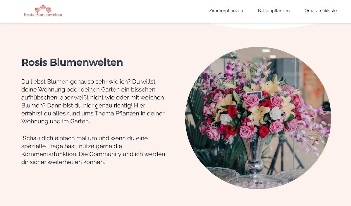 Rosis Blumenwelten
