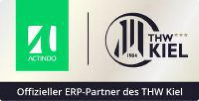 Bild: Actindo AG ist neuer "Offizieller ERP-Partner des THW Kiel"