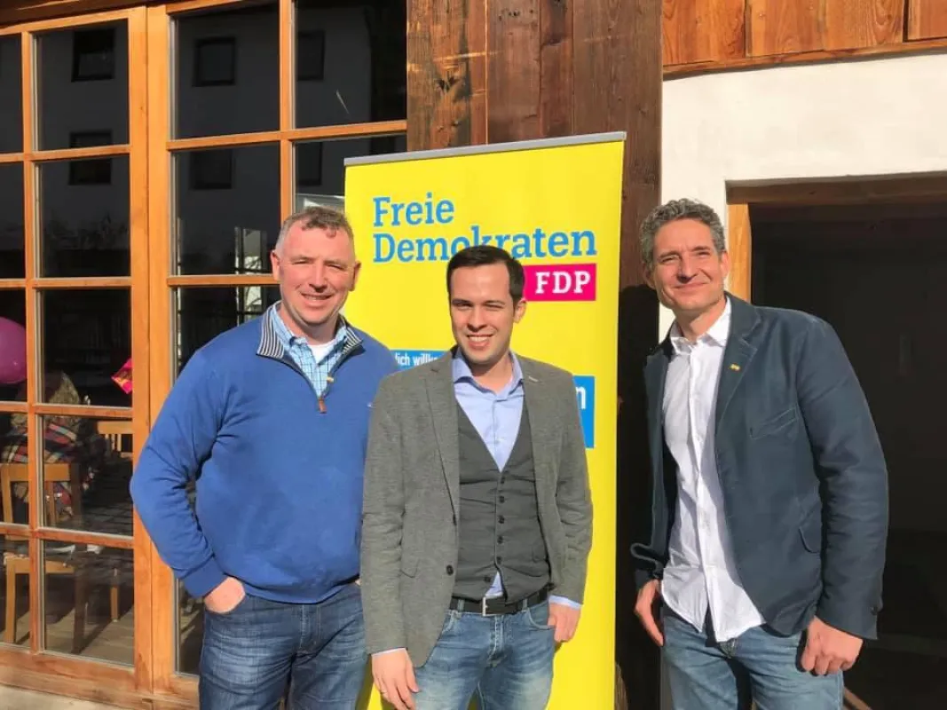 v.l.n.r. Axel Schmidt, Martin Hagen, Stefan Westermayer