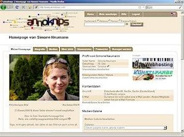 Bild: Die Firmenchronik als Werbemittel