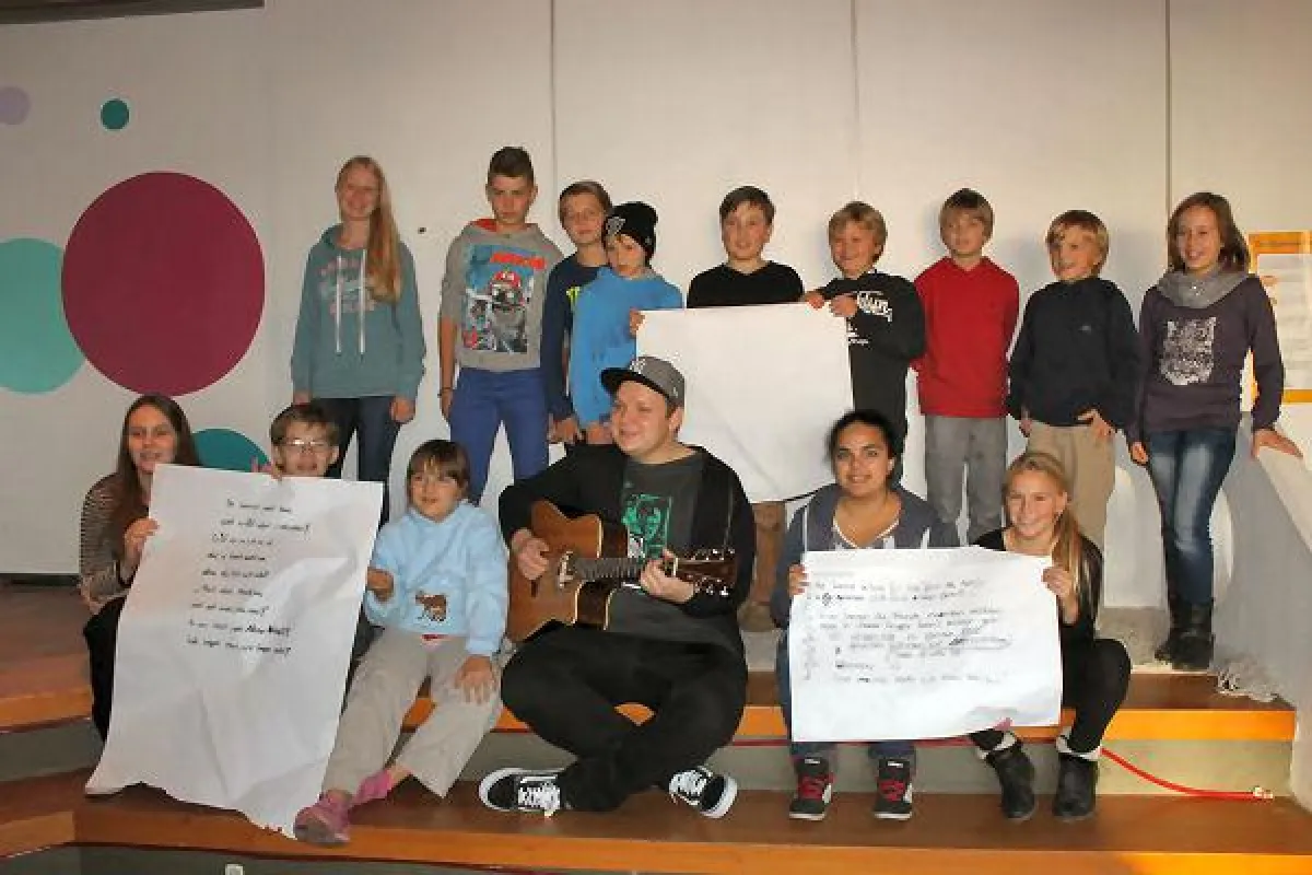 Im Workshop mit Peter Pux aus Ravensburg haben sie ein