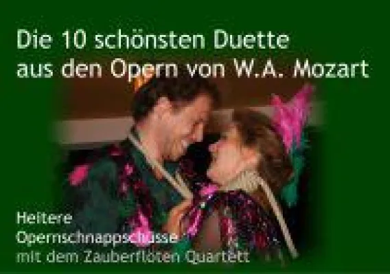Die Duette in Mozarts Opern - besondere Musik mit dem Zauberflöten Quartett Bild: Die Duette in Mozarts Opern - besondere Musik mit dem Zauberflöten Quartett