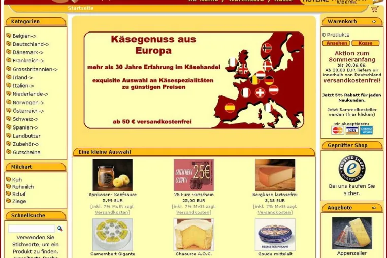 KaeseWelten.de: Exquisite Käsesorten per Mausklick bestellen Bild: KaeseWelten.de: Exquisite Käsesorten per Mausklick bestellen