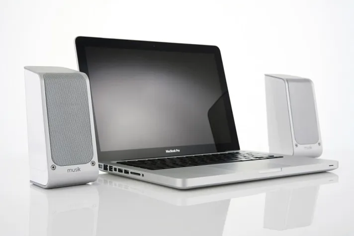 Bild: Portabler USB-Digital-Lautsprecher musik: einfach guter Klang am Computer