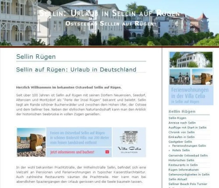 SellinRuegen.de - Informatives Reiseportal für das Ostseebad Sellin