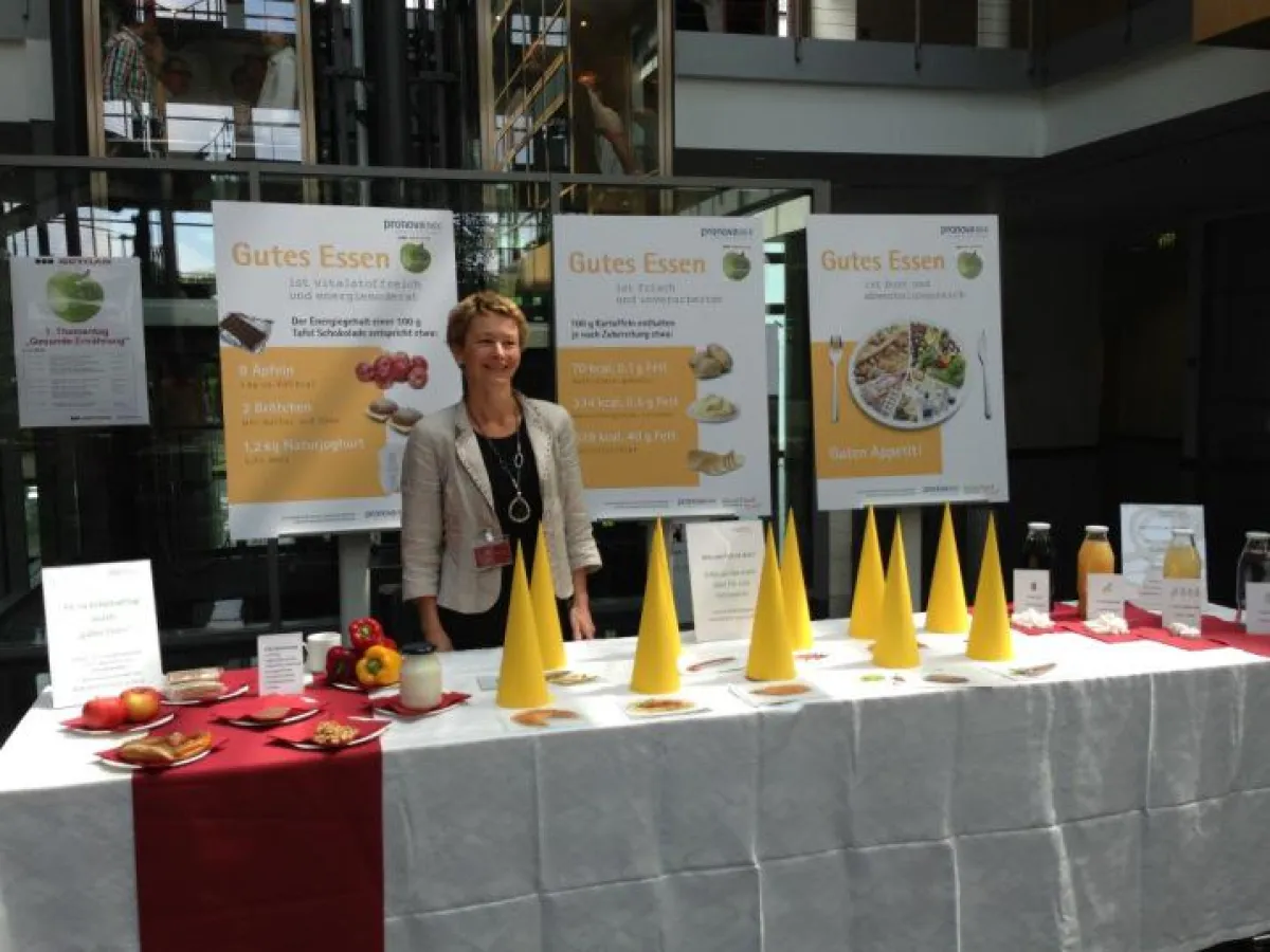 Lebensmittel-Ausstellung und Quiz am Gesundheitstag