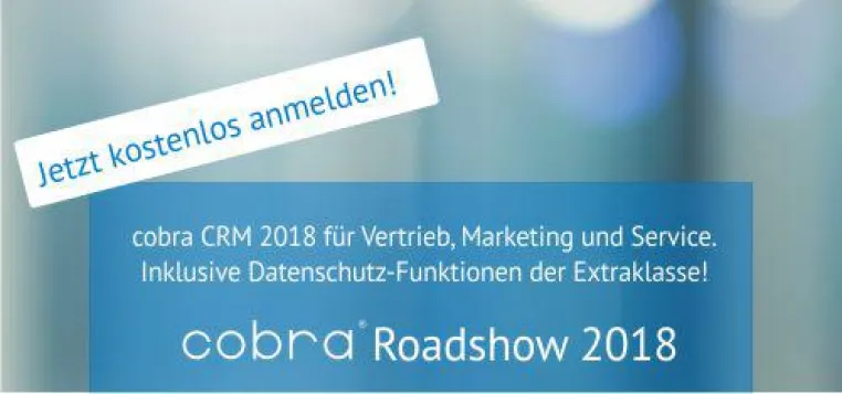 Bild: cobra on Tour: Deutschlandweite Roadshow in 9 Städten
