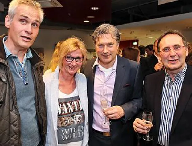 Bild: Treffen der Kooperationspartner im Aktiv-Sportpark Moers: Netzwerk der Werbepartner