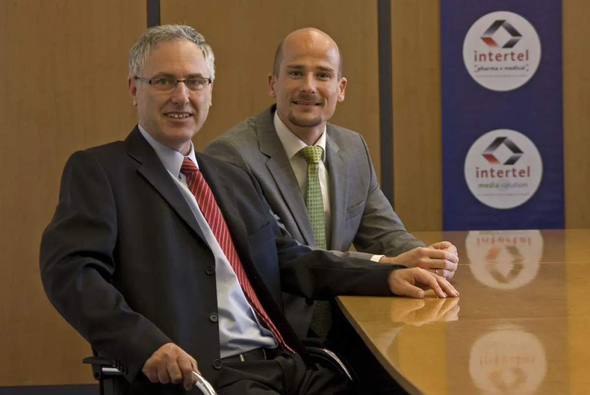 intertel Geschäftsführung: Hans-Peter Fünfgelt, Matthias Dietrich v.l.