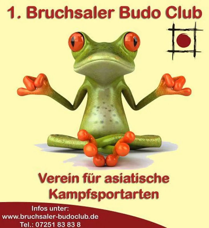 1. Bruchsaler Budo Club mit seinem Maskottchen Shorty