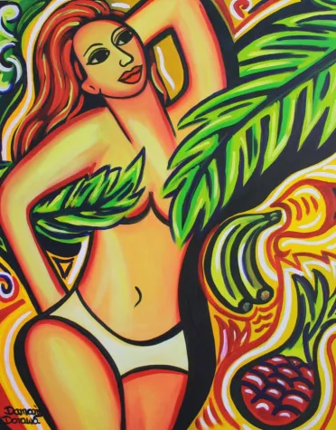 Bild: Im Le Petit Muës - Hamburg Bergedorf: Bilder von Damaris Dorawa bis 05.Juli 2016