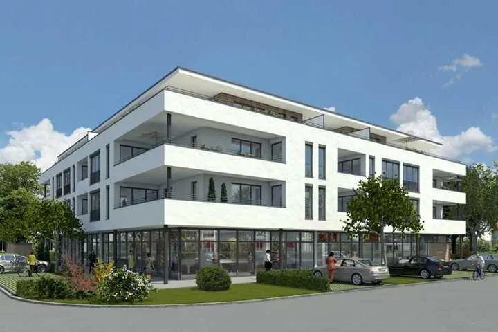 Maurerarbeiten abgeschlossen – Das Atrio in Karlsfeld nimmt Gestalt an Bild: Maurerarbeiten abgeschlossen – Das Atrio in Karlsfeld nimmt Gestalt an