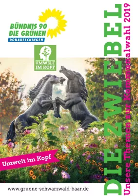 Donaueschinger Gemeinderatskandidat*innen zwiebeln Umweltthemen... Bild: Donaueschinger Gemeinderatskandidat*innen zwiebeln Umweltthemen...