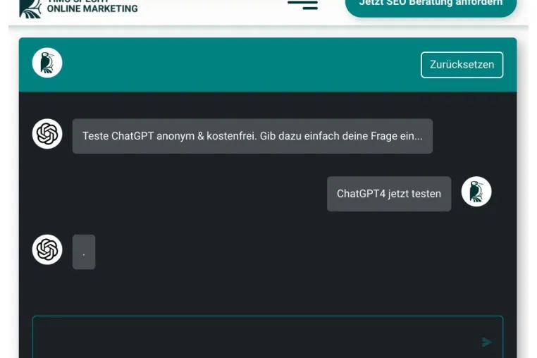 ChatGPT Tool - Anonym und ohne Anmeldung: Specht GmbH erweitert sein Angebot um ein kostenloses Tool Bild: ChatGPT Tool - Anonym und ohne Anmeldung: Specht GmbH erweitert sein Angebot um ein kostenloses Tool