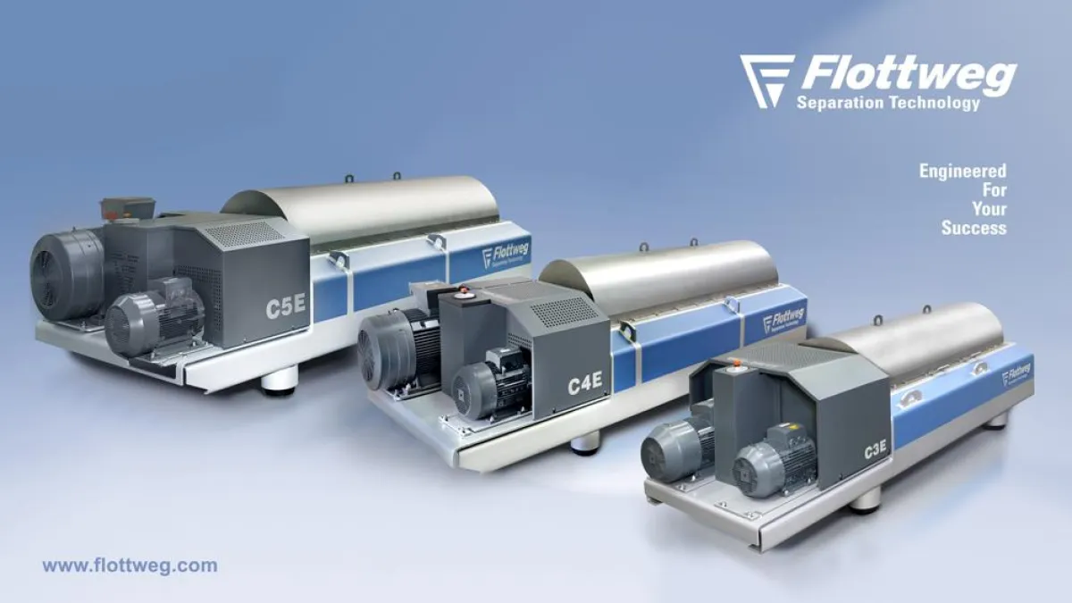 Die neue C-XI Dekanter-Baureihe von Flottweg