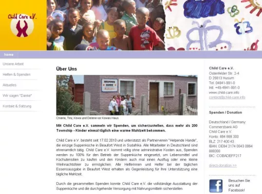 Bild: Online-Agentur spot-media verschafft Child Care e.V. neuen Internetauftritt